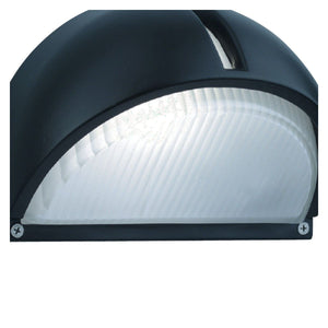 Searchlight Electric Kentucky LED Outdoor Wall Light  -  Black, Frosted, IP44 130