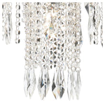 Searchlight Electric Waterfall 13Lt Chandelier  - Chrome Metal & Crystal 1313-13CC