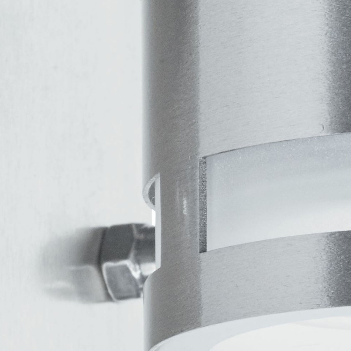 Searchlight Electric Metro Outdoor Wall Light with PIR - Stainless Steel & Glass 1318-1-LED