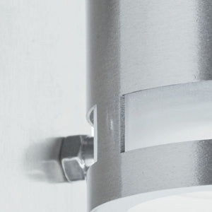 Searchlight Electric Metro Outdoor Wall Light with PIR - Stainless Steel & Glass 1318-1-LED