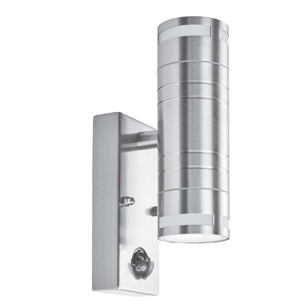 Metro Outdoor Wall Light - Stainless Steel Metal & Glass