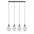Balloon 4Lt Bar Pendant - Pewter Metal