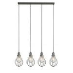 Balloon 4Lt Bar Pendant - Pewter Metal