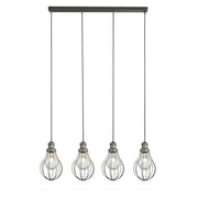 Balloon 4Lt Bar Pendant - Pewter Metal