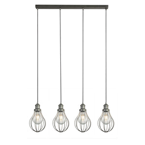 Balloon 4Lt Bar Pendant - Pewter Metal