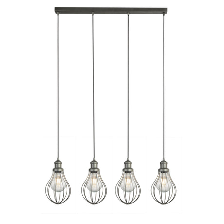 Balloon 4Lt Bar Pendant - Pewter Metal