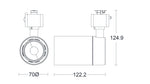 JCC Lighting JC014236 Starspot™ LED 13W IP20 4000K 35° Non-dimmable Single-Circuit White