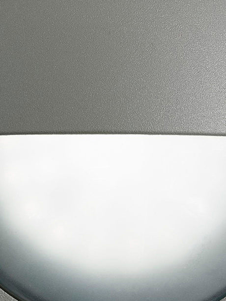 Searchlight Electric Bangor Outdoor Wall Light- Grey Metal & Polycarbonate 1402GY