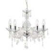 Marie Therese  5Lt Pendant - Clear Glass & Acrylic