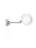 Searchlight Electric Magnifying Bathroom Mirror  - Chrome Metal & Mirror 1456CC