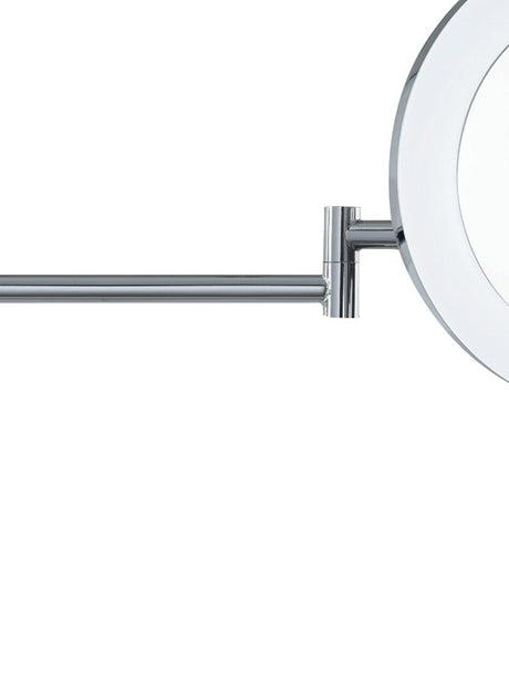 Searchlight Electric Magnifying Bathroom Mirror  - Chrome Metal & Mirror 1456CC