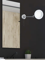 Searchlight Electric Magnifying Bathroom Mirror  - Chrome Metal & Mirror 1456CC