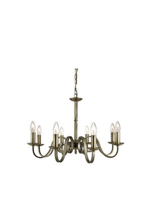 Richmond 8Lt Pendant - Antique Brass Metal