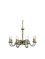 Richmond 8Lt Pendant - Antique Brass Metal