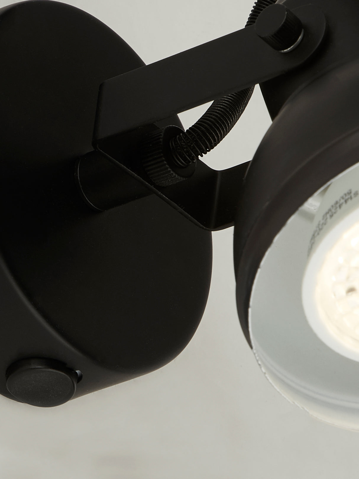 Searchlight Electric Focus  Spotlight Wall Light - Black Metal 1541BK