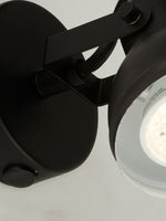 Searchlight Electric Focus  Spotlight Wall Light - Black Metal 1541BK