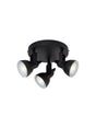 Focus  3Lt Round Spotlight - Black Metal