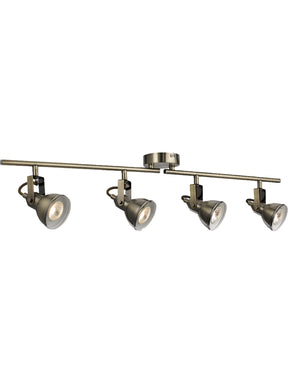 Focus  4Lt Split Bar Spotlight - Antique Brass Metal