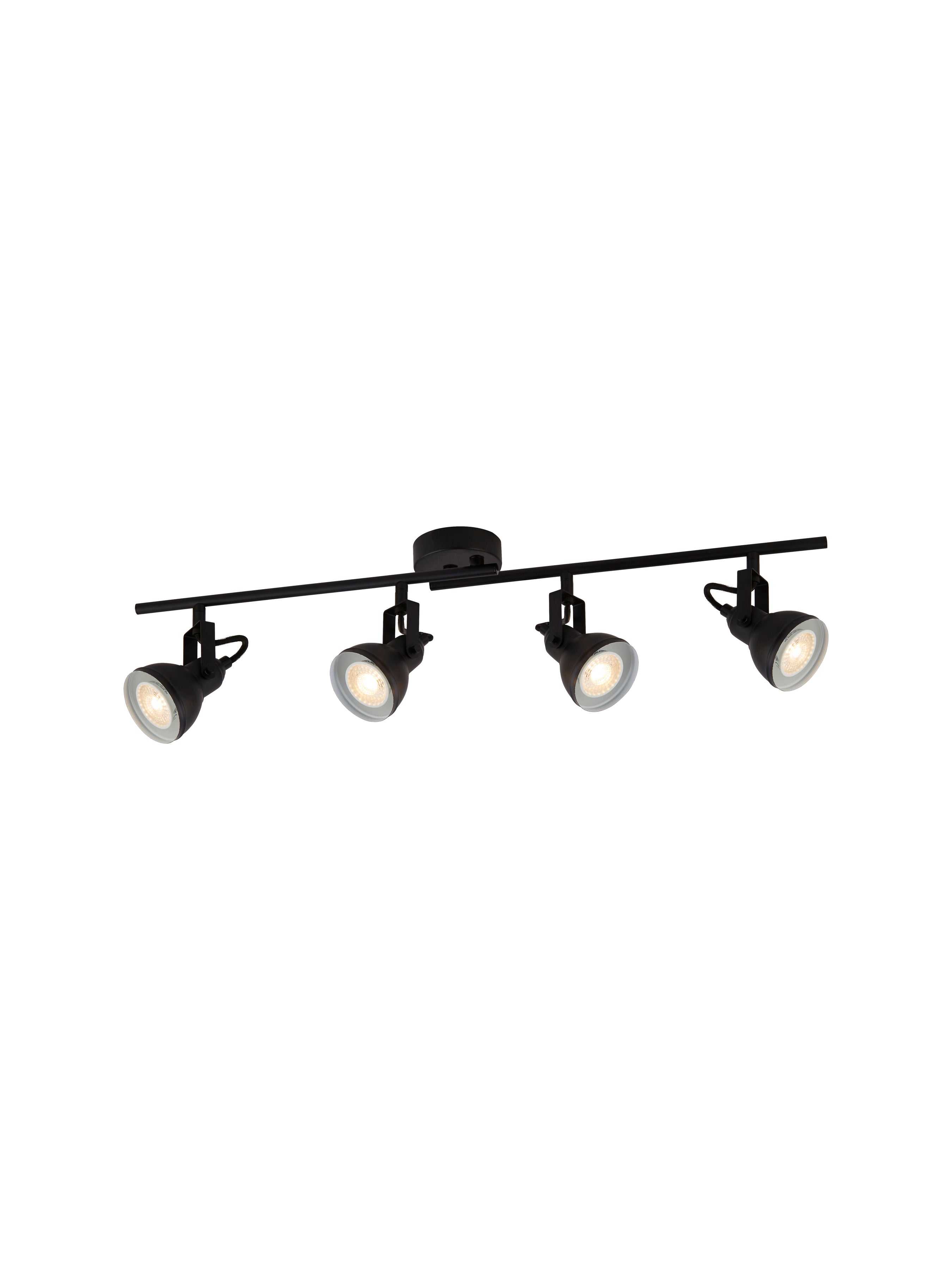 Focus  4Lt Split Bar Spotlight  - Black Metal