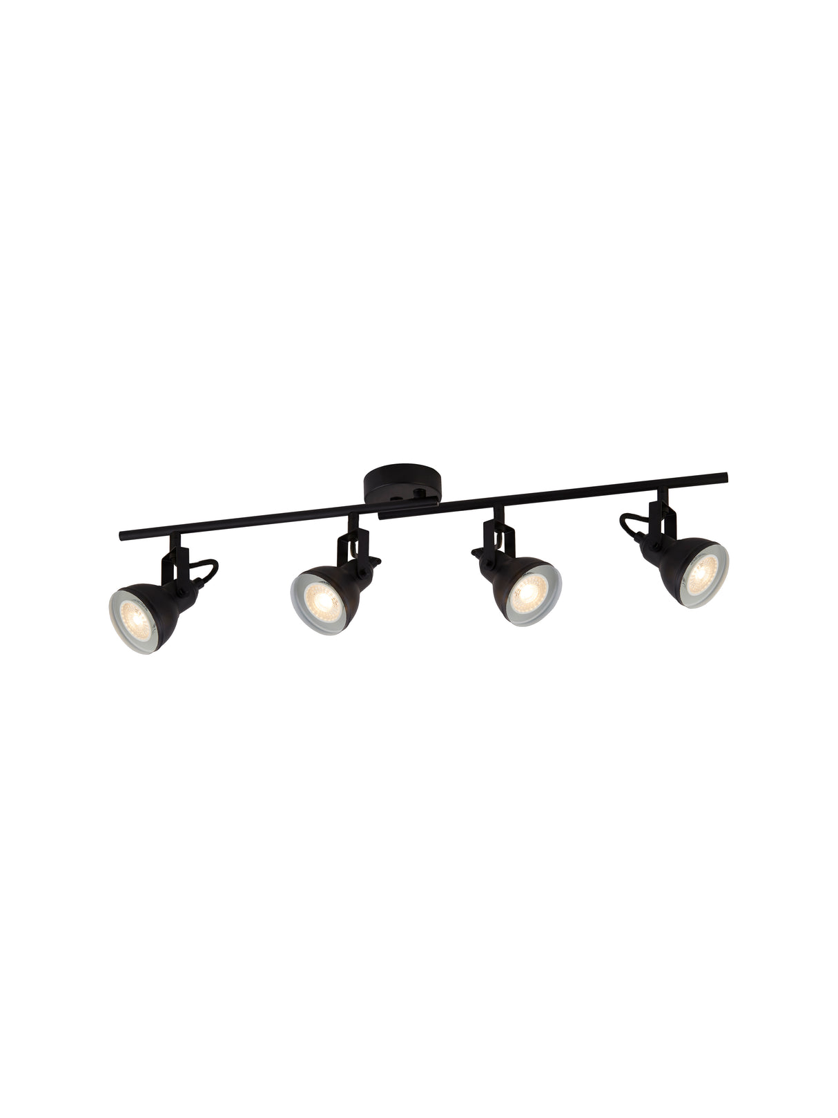 Focus  4Lt Split Bar Spotlight  - Black Metal