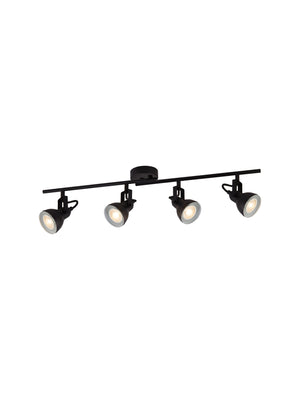 Focus  4Lt Split Bar Spotlight  - Black Metal