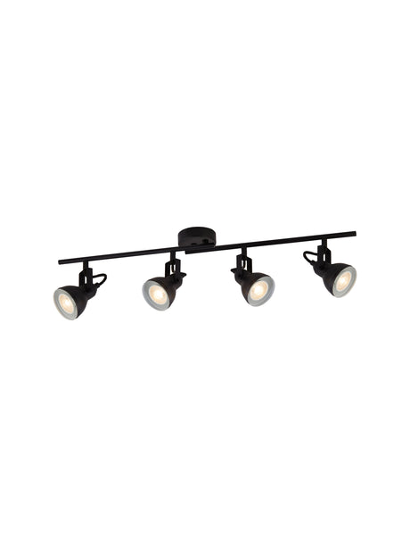 Focus  4Lt Split Bar Spotlight  - Black Metal
