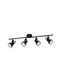 Focus  4Lt Split Bar Spotlight  - Black Metal