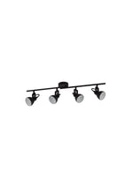 Searchlight Electric Focus  4Lt Split Bar Spotlight  - Black Metal 1544BK