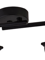 Searchlight Electric Focus  4Lt Split Bar Spotlight  - Black Metal 1544BK