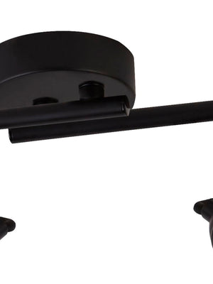 Searchlight Electric Focus  4Lt Split Bar Spotlight  - Black Metal 1544BK