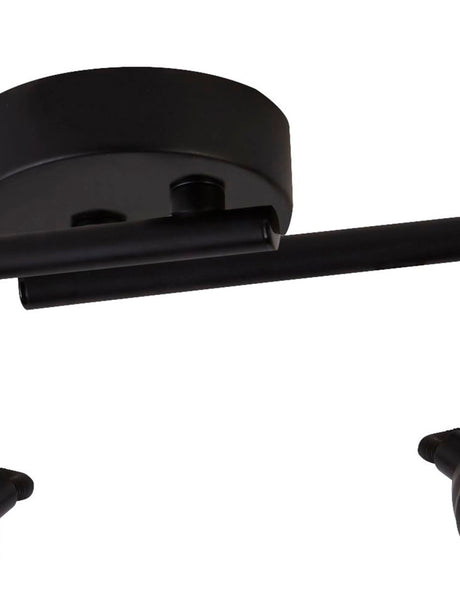 Searchlight Electric Focus  4Lt Split Bar Spotlight  - Black Metal 1544BK
