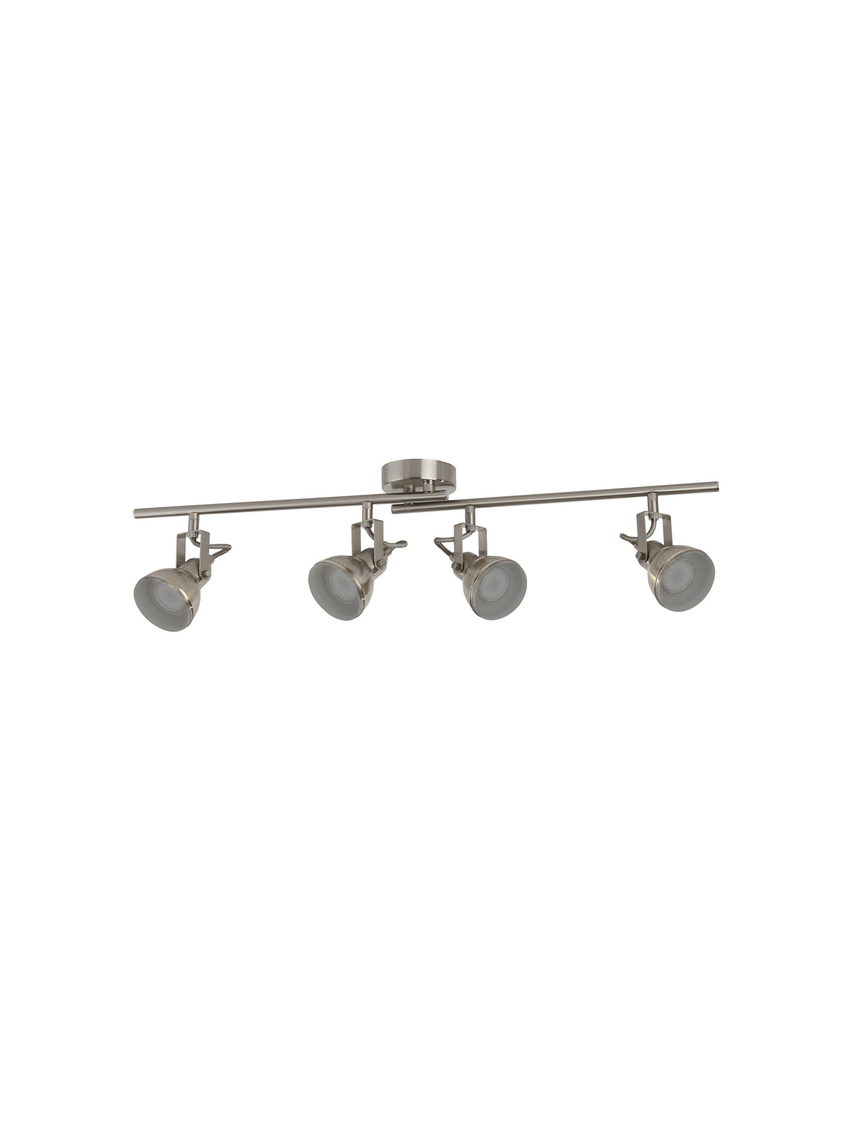 Searchlight Electric Focus  4Lt Spotlight Bar - Satin Silver Metal 1544SS