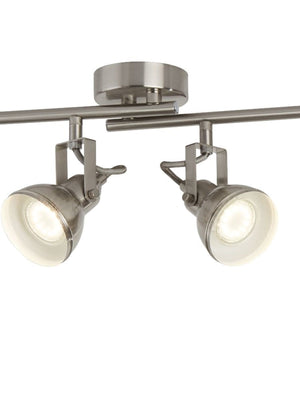Searchlight Electric Focus  4Lt Spotlight Bar - Satin Silver Metal 1544SS