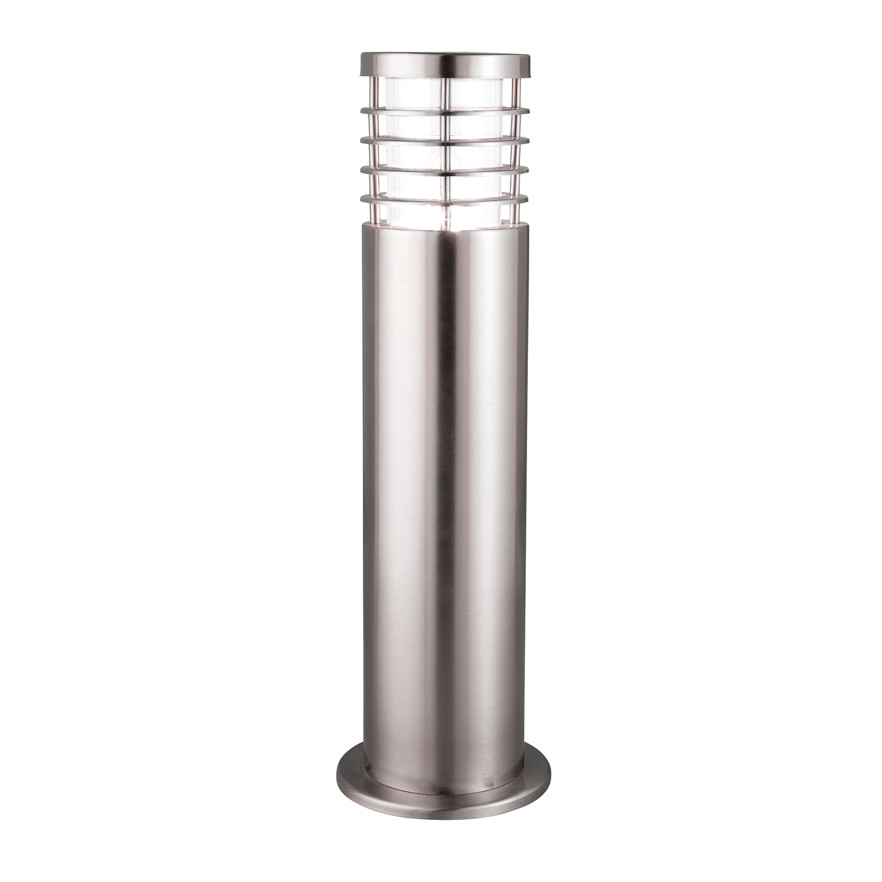 Louvre Outdoor Post - Stainless Steel & Polycarbonate, IP44