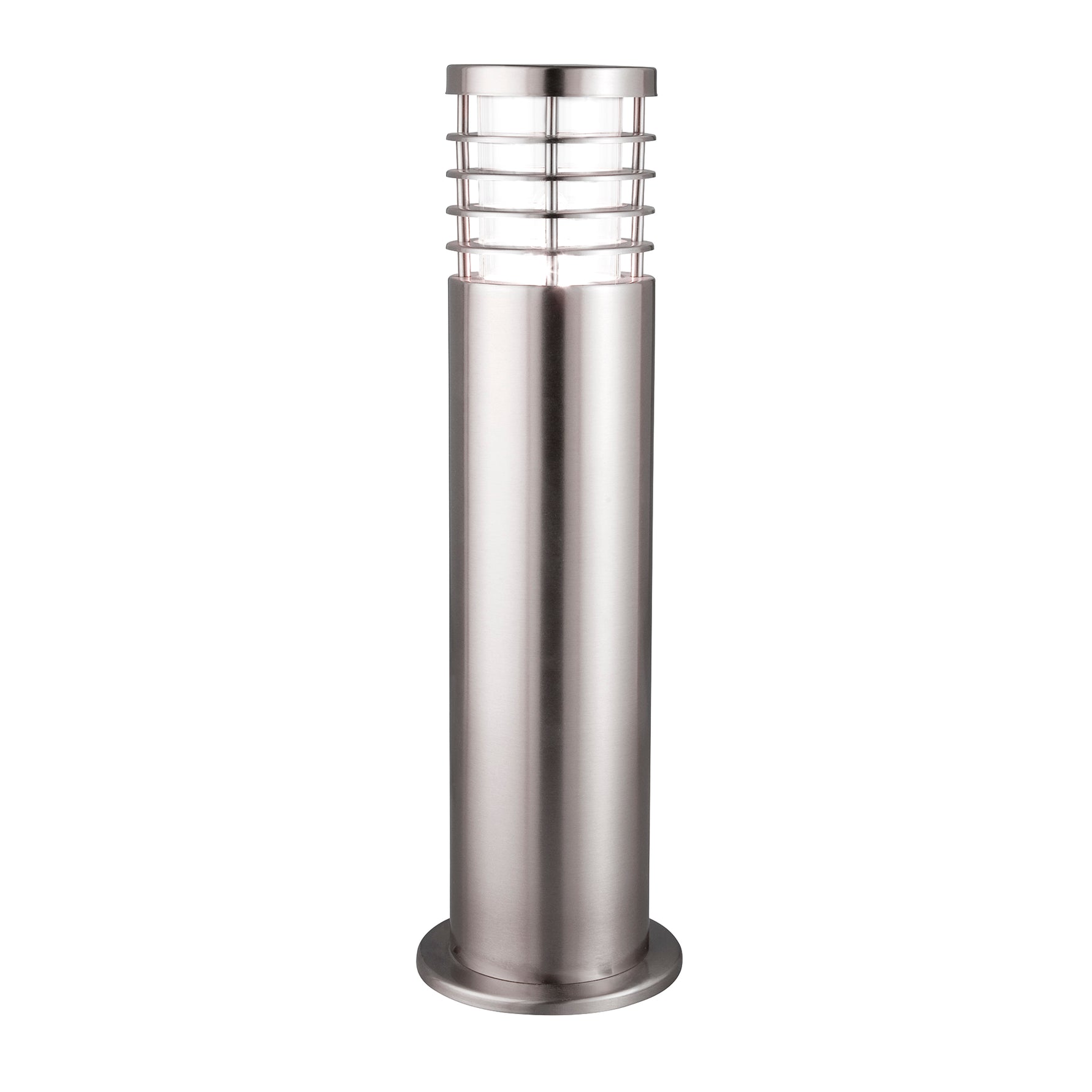 Louvre Outdoor Post - Stainless Steel & Polycarbonate, IP44
