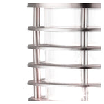 Searchlight Electric Louvre Outdoor Post - Stainless Steel & Polycarbonate, IP44 1556-450