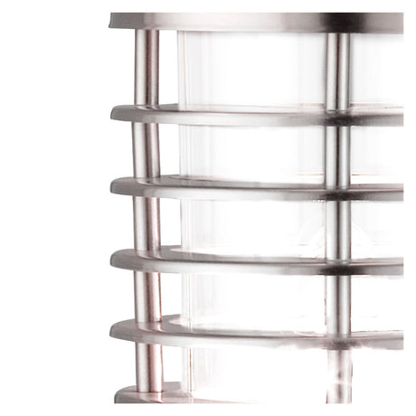 Searchlight Electric Louvre Outdoor Post - Stainless Steel & Polycarbonate, IP44 1556-450