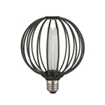 Searchlight Electric Globe Lamp - Black Metal 16004BK