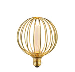 Globe Lamp - Gold Metal