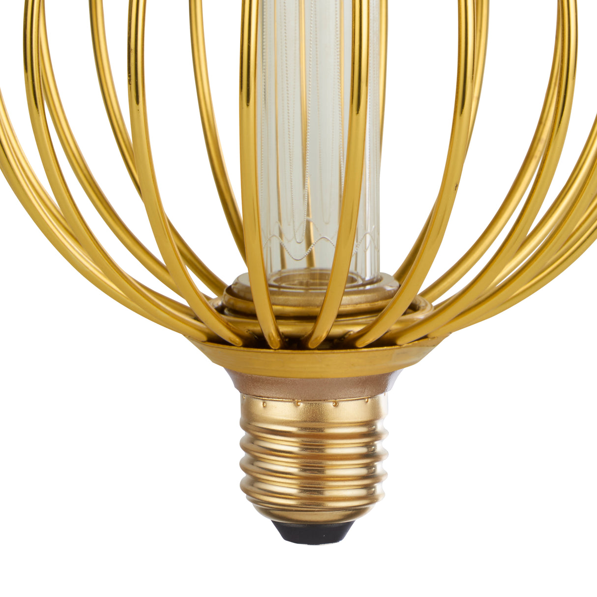 Searchlight Electric Globe Lamp - Gold Metal 16004GO