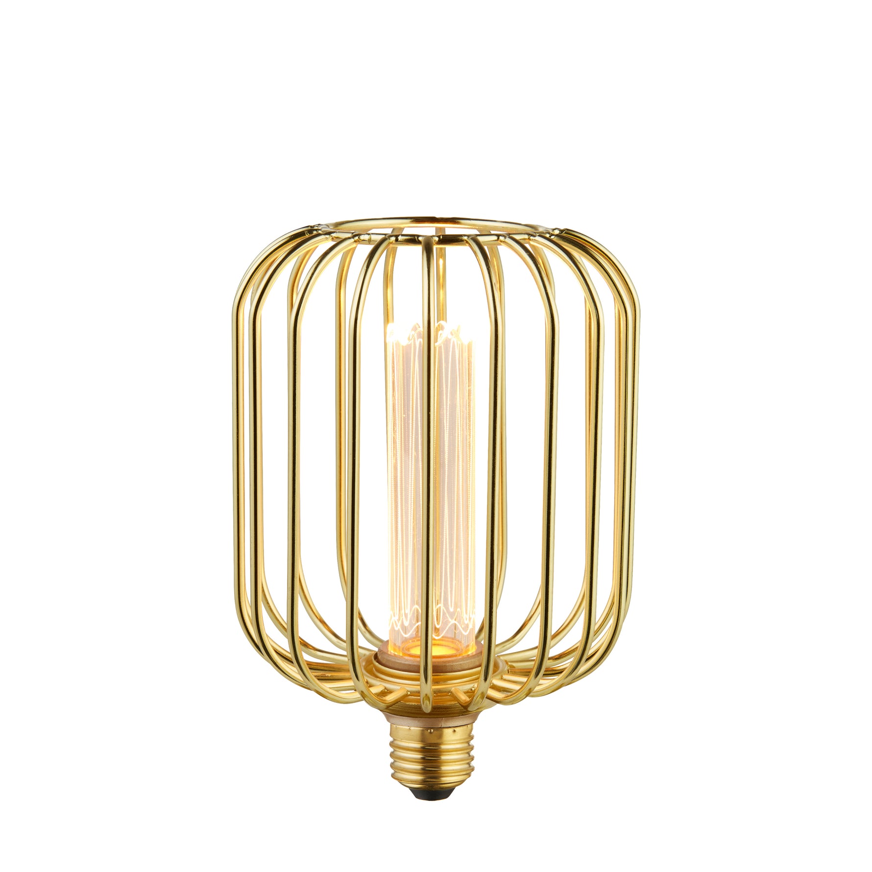 Drum Lamp - Gold Metal