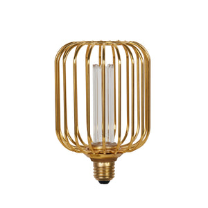 Searchlight Electric Drum Lamp - Gold Metal 16005GO