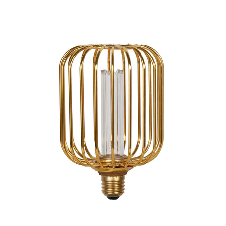 Searchlight Electric Drum Lamp - Gold Metal 16005GO