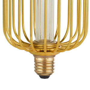 Searchlight Electric Drum Lamp - Gold Metal 16005GO
