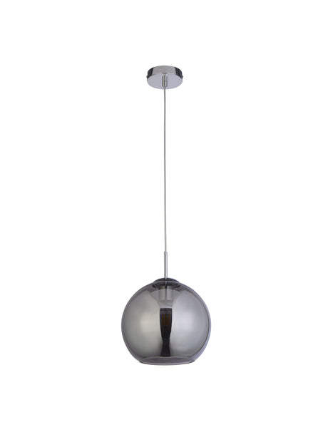 Searchlight Electric Balls  Pendant  - Chrome Metal & Smoked Glass 1621SM