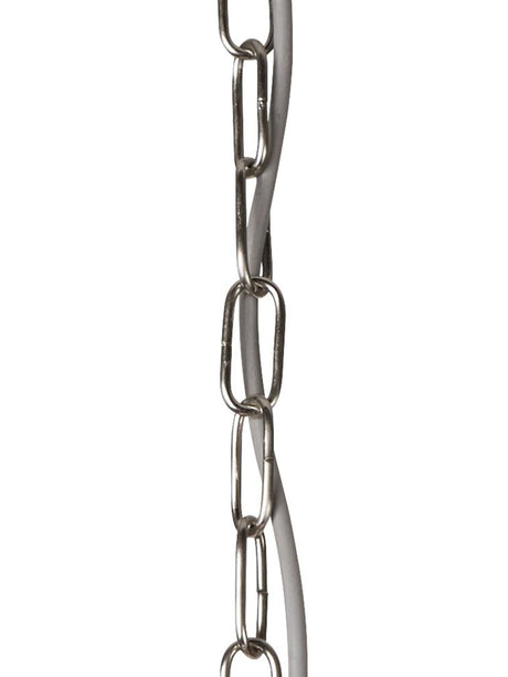Searchlight Electric Bistro II Pendant  - Satin Silver & Holophane Style Glass 1682SS