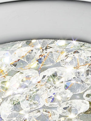 Searchlight Electric Vesta LED Flush - Chrome & Clear Crystal 1692CC