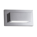 Ledge LED Up/Downlight Wall Light - Chrome & Glass
