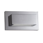 Searchlight Electric Ledge LED Up/Downlight Wall Light - Chrome & Glass 1752CC