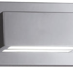 Searchlight Electric Ledge LED Up/Downlight Wall Light - Chrome & Glass 1752CC